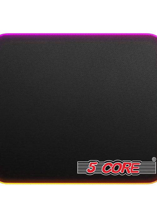 Load image into Gallery viewer, 5Core Gaming Mouse Pad RGB 12 Light Modes 2 Zone Desk Mouse Mat W Rubber Base
